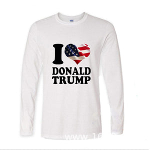 I Love Donald Trump USA American Flag