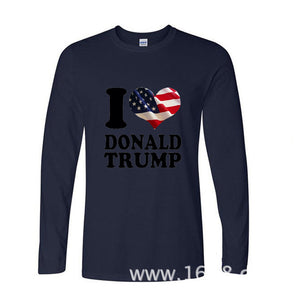 I Love Donald Trump USA American Flag