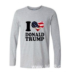 I Love Donald Trump USA American Flag